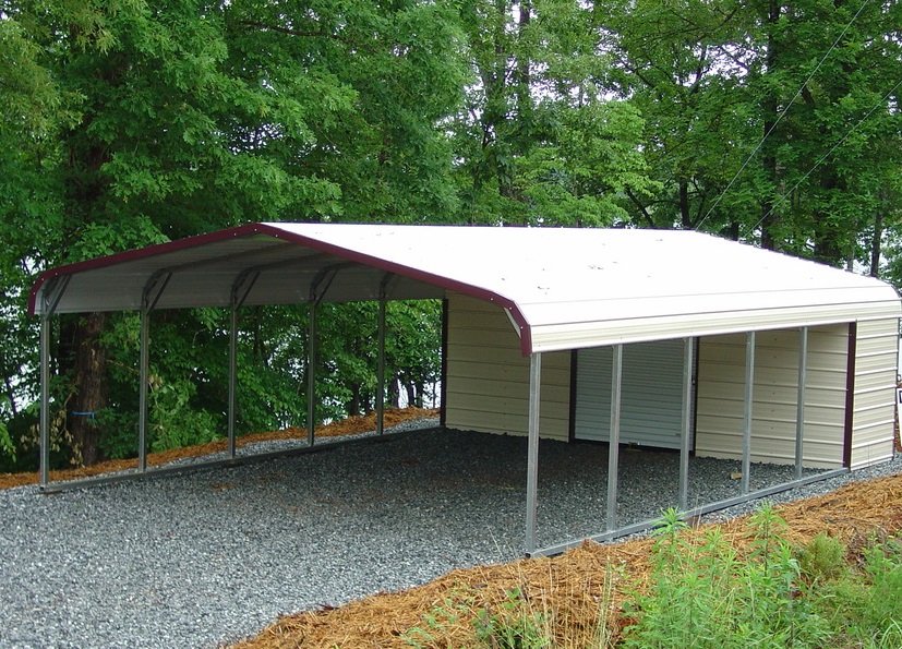 metal frame carport garage kit